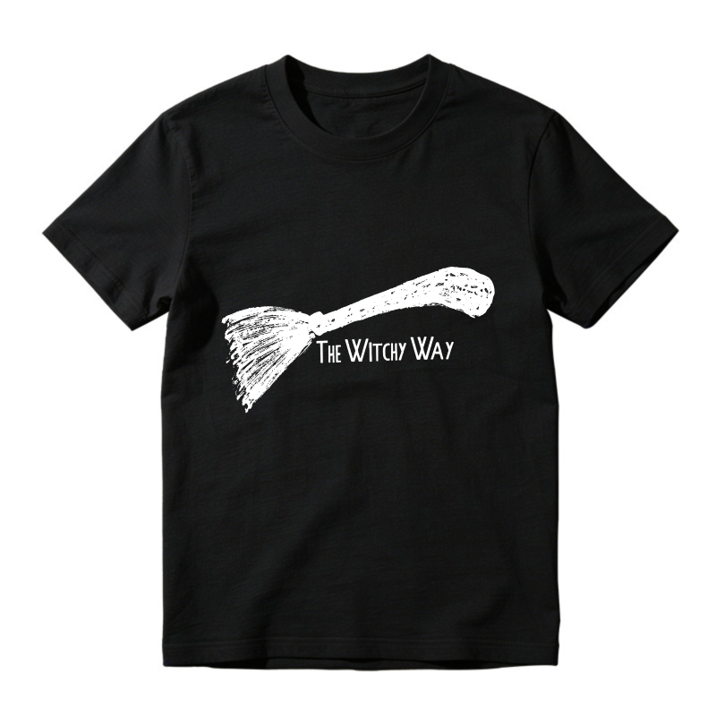 Witch Broom The Witchy Way, Unisex Classic T-shirt