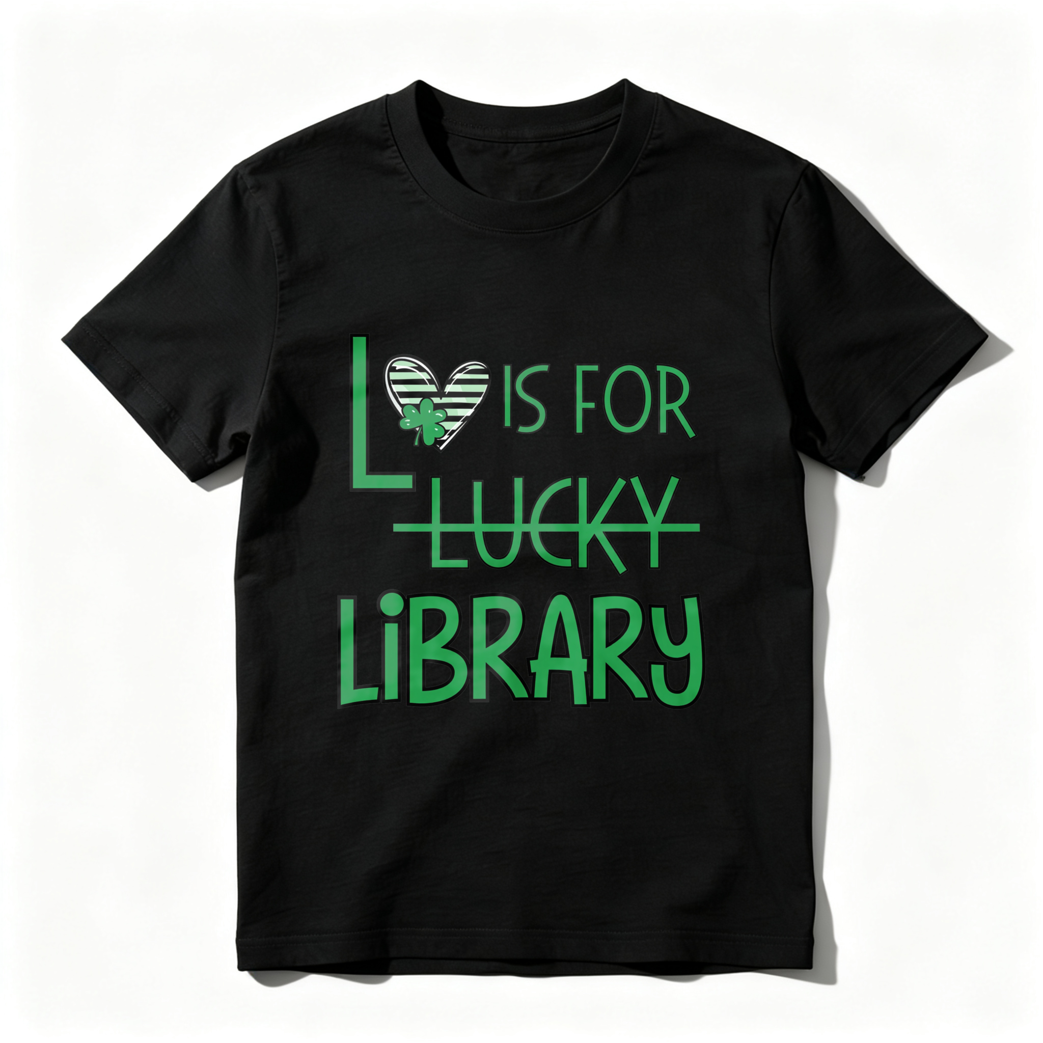 Wardrobecart L Is For Lucky Library Tshirt