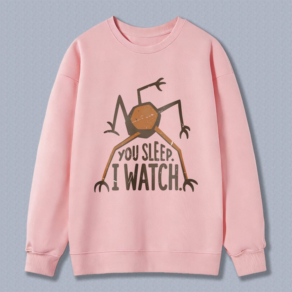 Wardrobecart Spider You Sleep I Watch Unisex Classic Sweatshirt