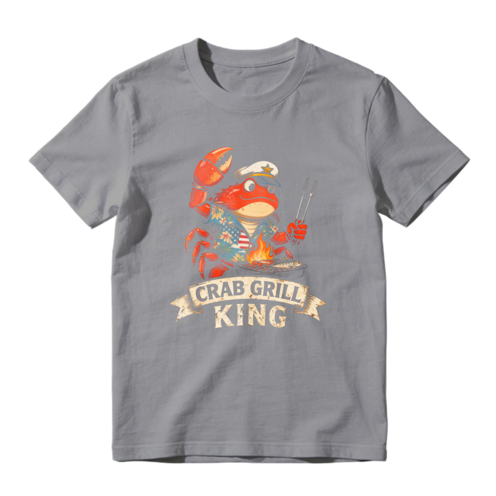 Crab Grill King Seafood Chef Barbecue Unisex Classic T-shirt
