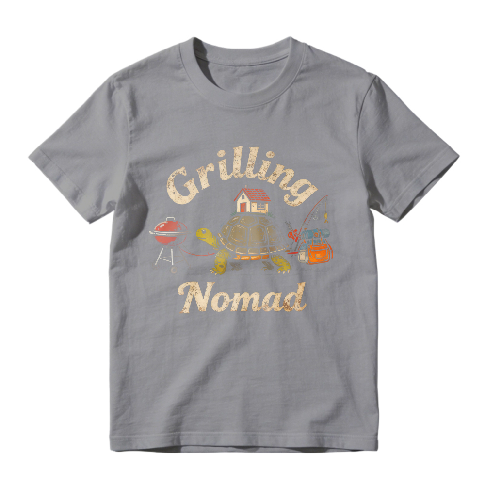 Grilling Nomad Turtle With House And Grill Unisex Classic T-shirt