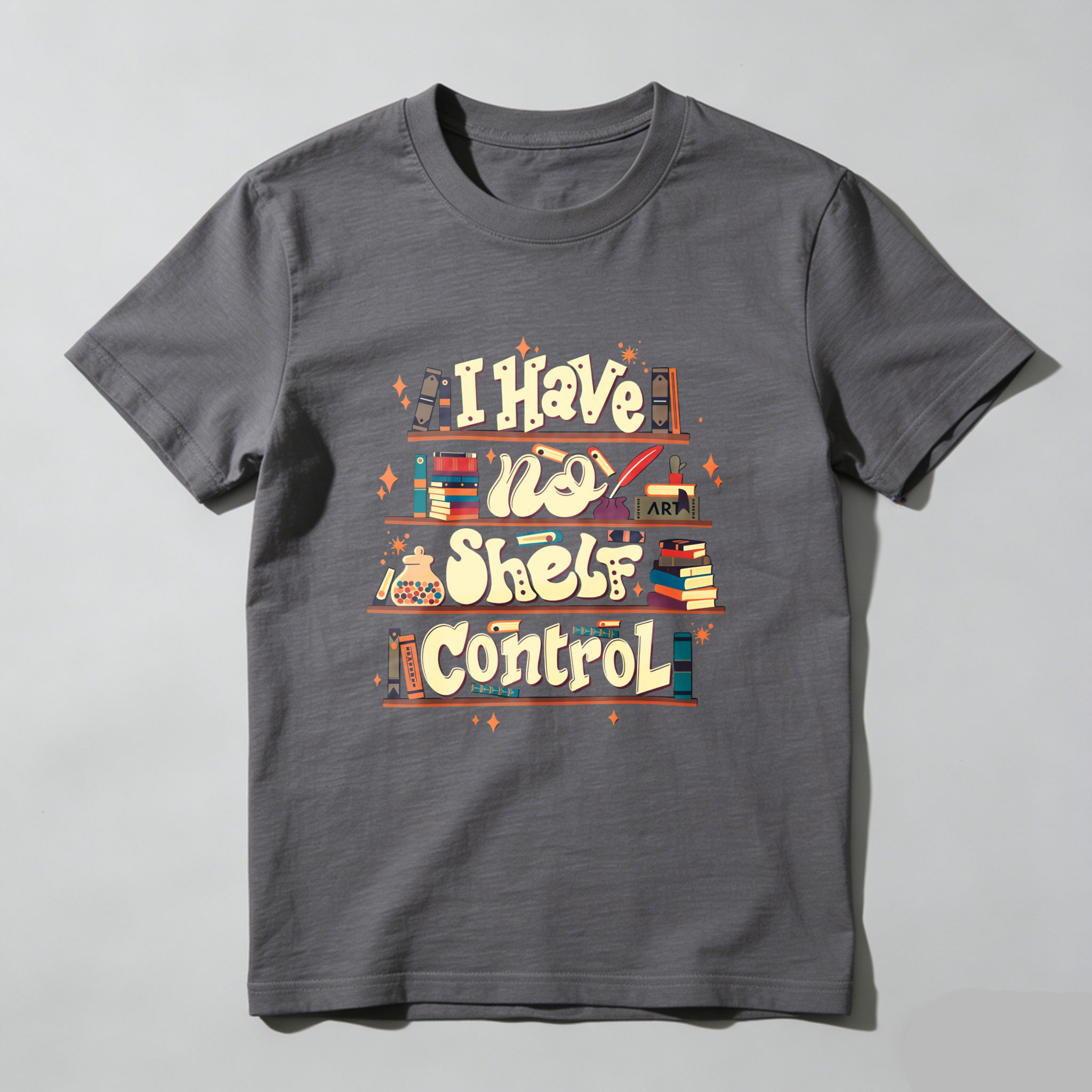 Wardrobecart I Have No Shelf Control Tshirt