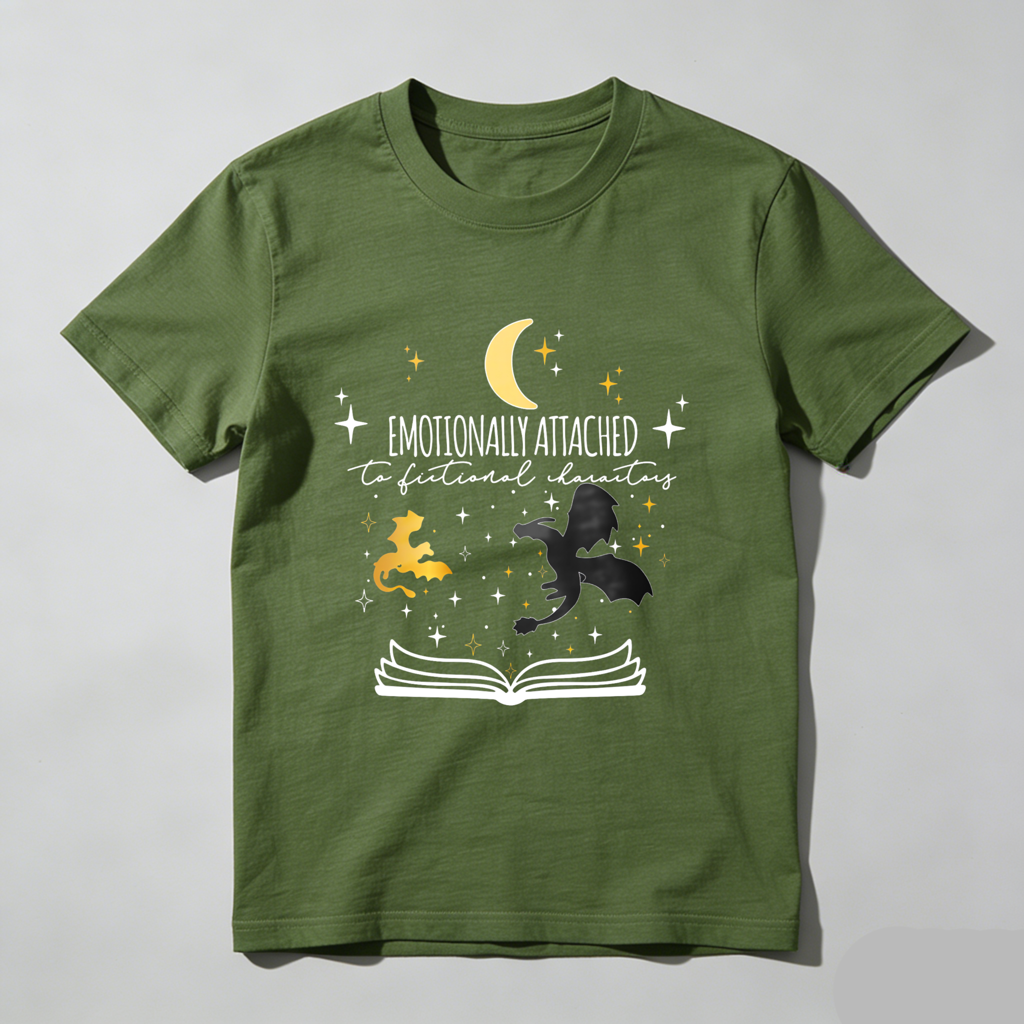 Wardrobecart Emotionally Attached To Fictional Characters Tshirt