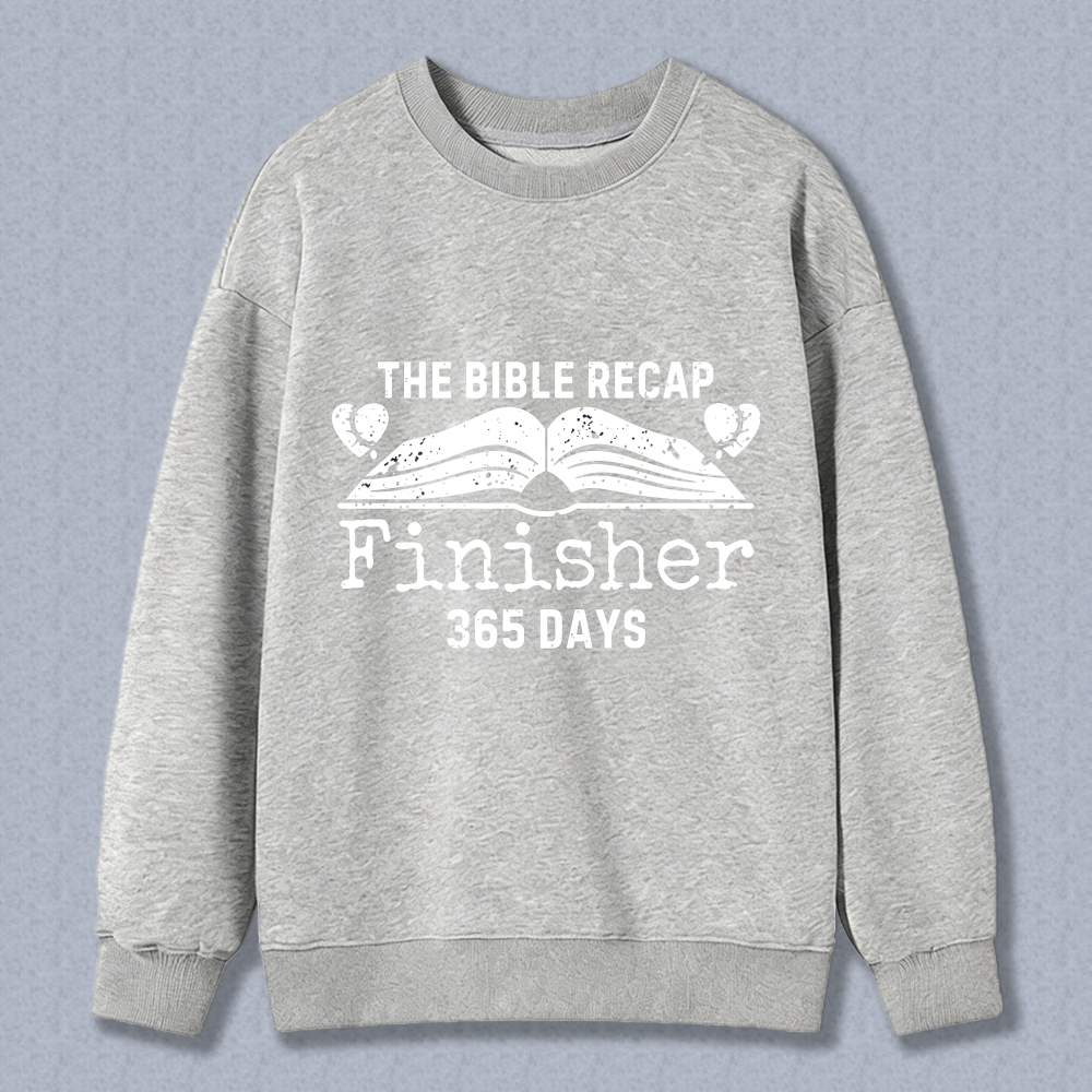 Wardrobecart The Bible Recap Finisher 365 Days Unisex Classic Sweatshirt