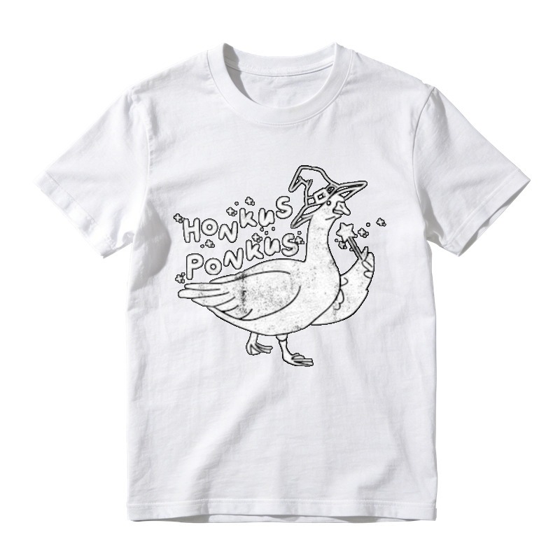 Honkus Ponkus Witch Goose Graphic T-shirt