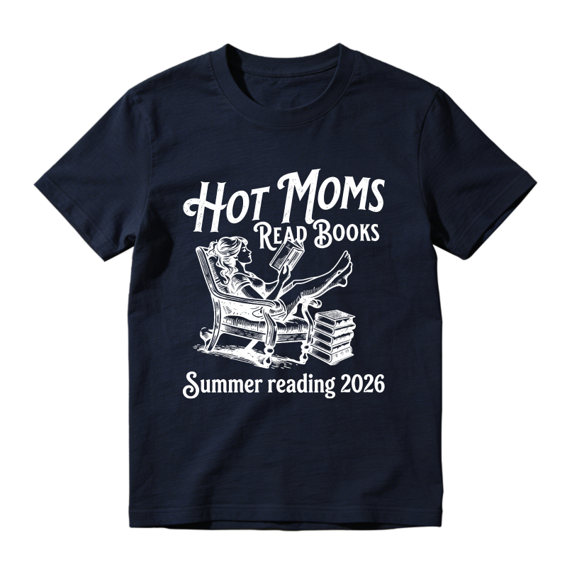 Wardrobecart Hot Moms Read Books Summer Reading 2026 Unisex Classic T-shirt