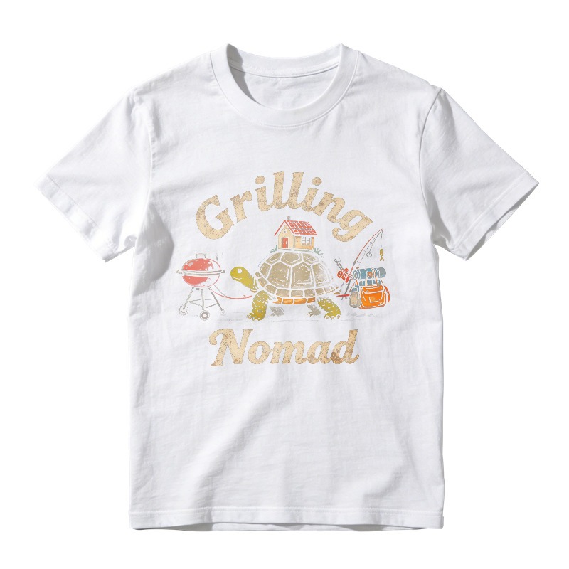 Grilling Nomad Turtle With House And Grill Unisex Classic T-shirt