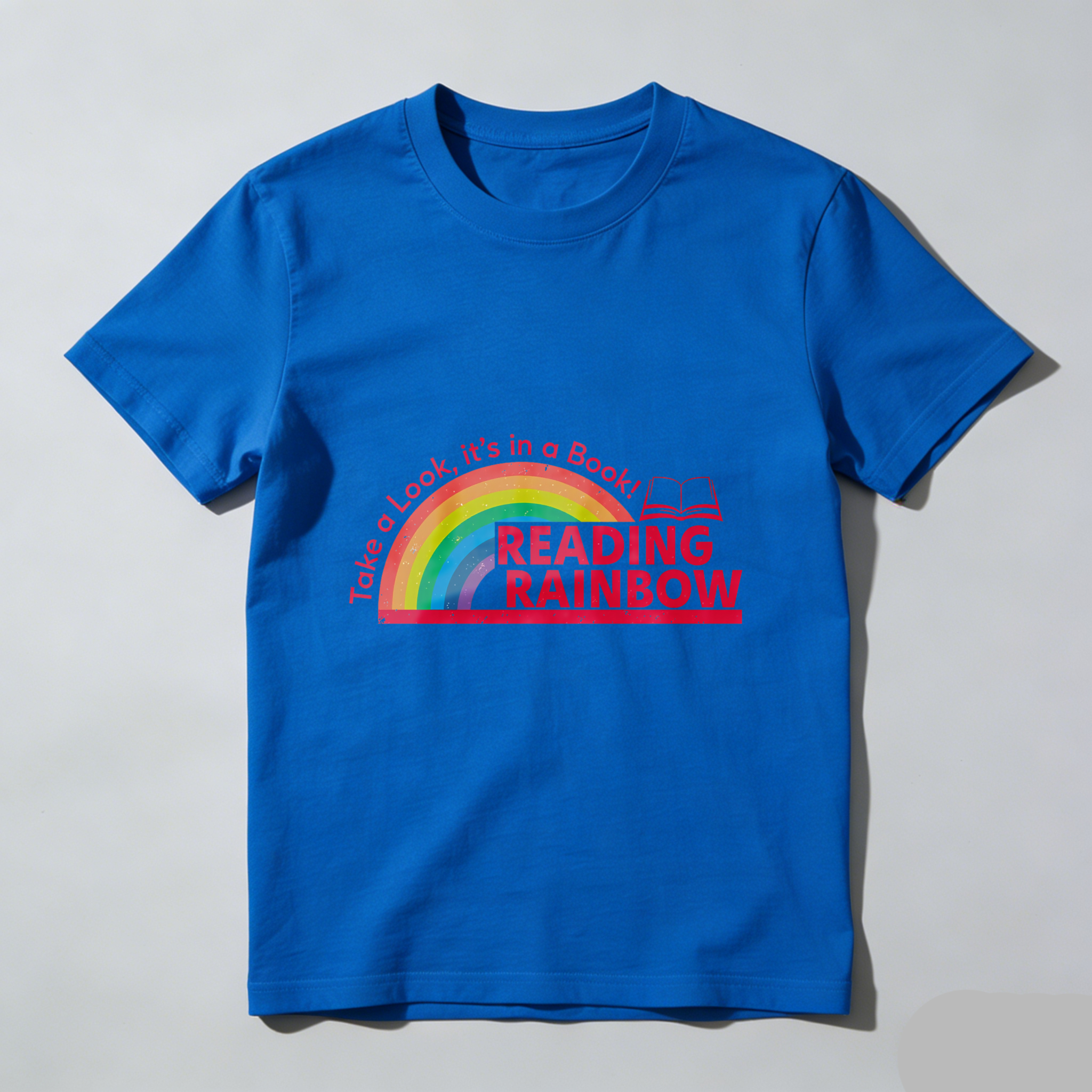Wardrobecart Take A Look Its In A Book Reading Rainbow tshirt