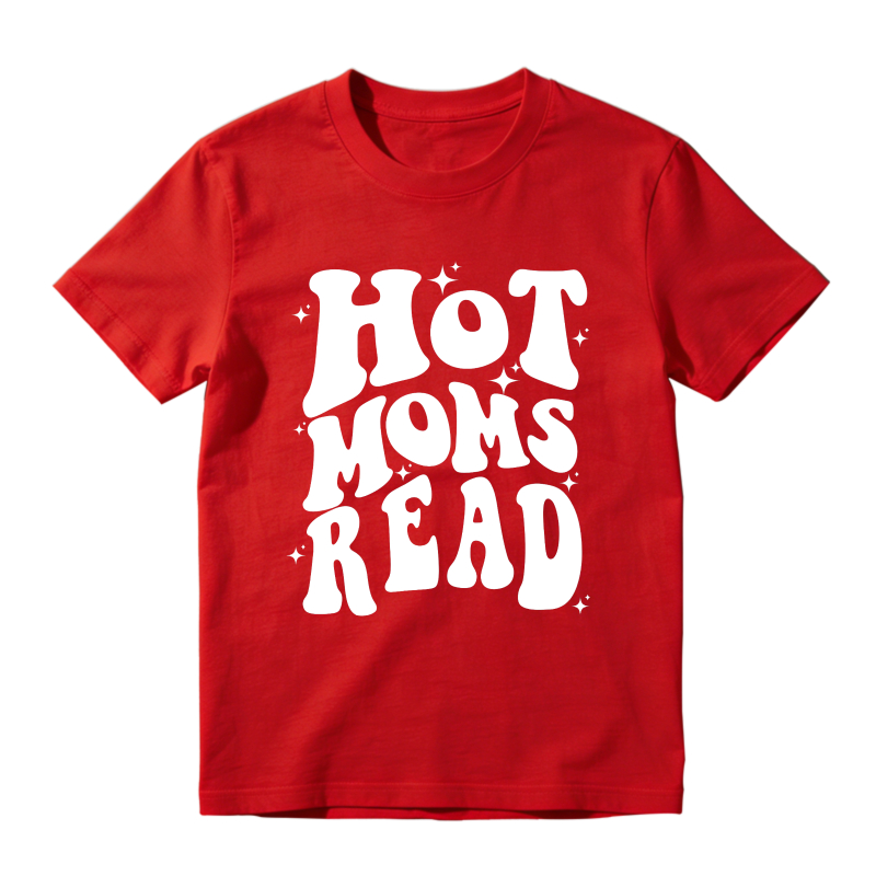 Wardrobecart Hot Moms Read Unisex Classic T-shirt