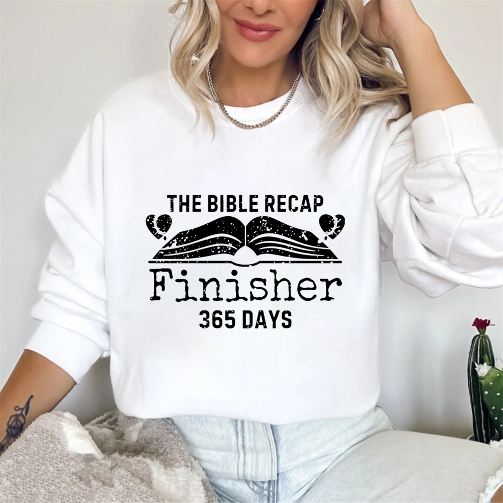 Wardrobecart The Bible Recap Finisher 365 Days Unisex Classic Sweatshirt