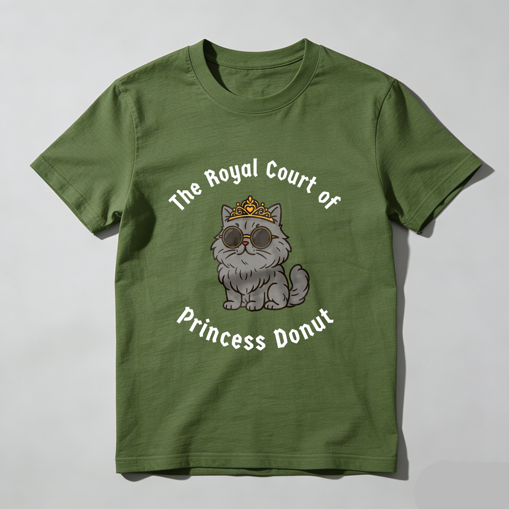 Wardrobecart The Royal Court Of Princess Donut Cat Tshirt