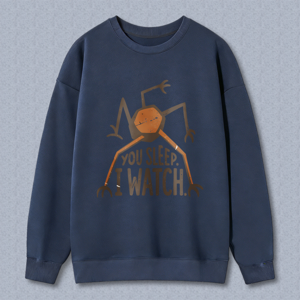 Wardrobecart Spider You Sleep I Watch Unisex Classic Sweatshirt