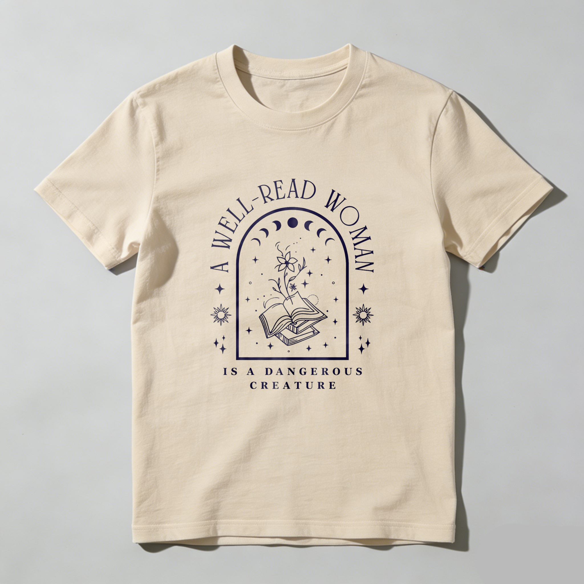 Wardrobecart A Well Read Woman Is A Dangerous Creature Tshirt