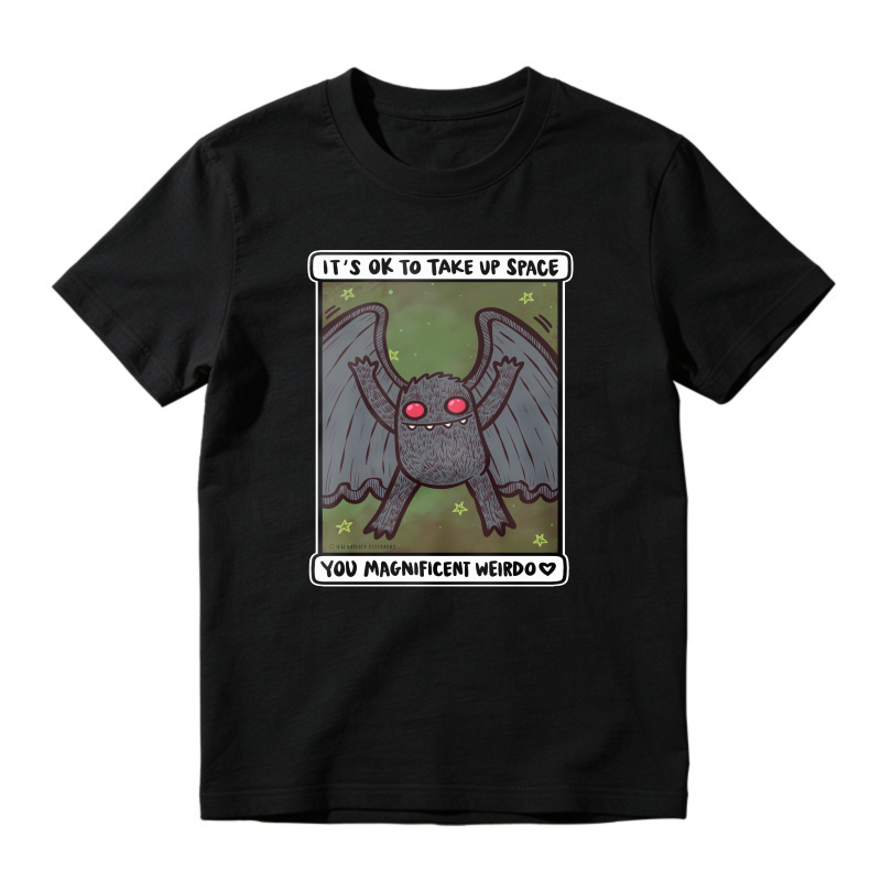 It's Ok To Take Up Space You Magnificent Weirdo Bat Graphic, Unisex Classic T-shirt