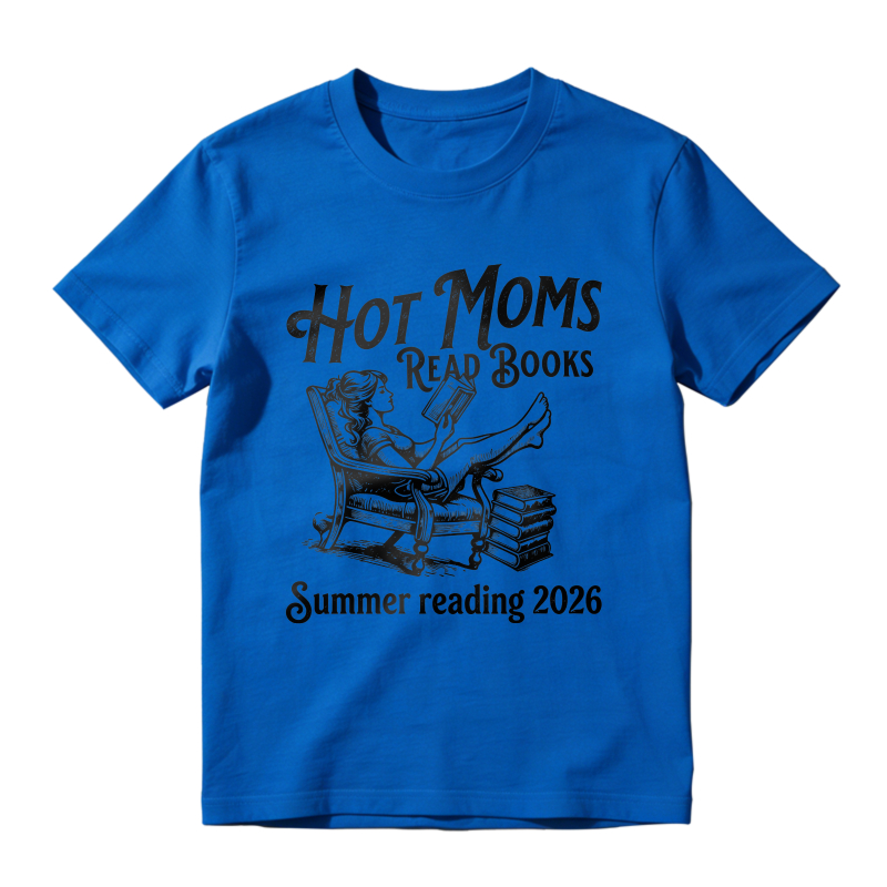 Wardrobecart Hot Moms Read Books Summer Reading 2026 Unisex Classic T-shirt
