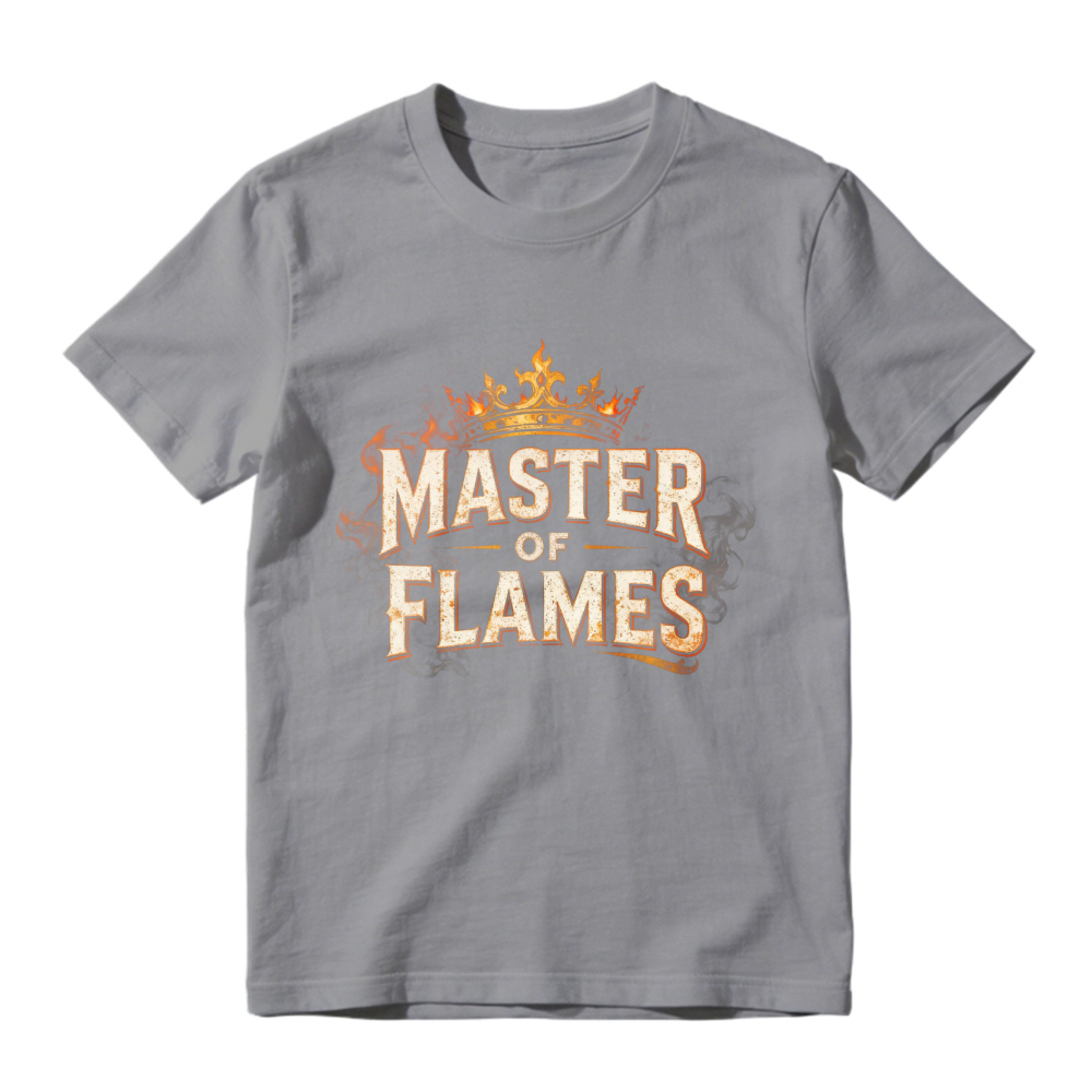 Master Of Flames Crown Fire Graphic Unisex Classic T-shirt