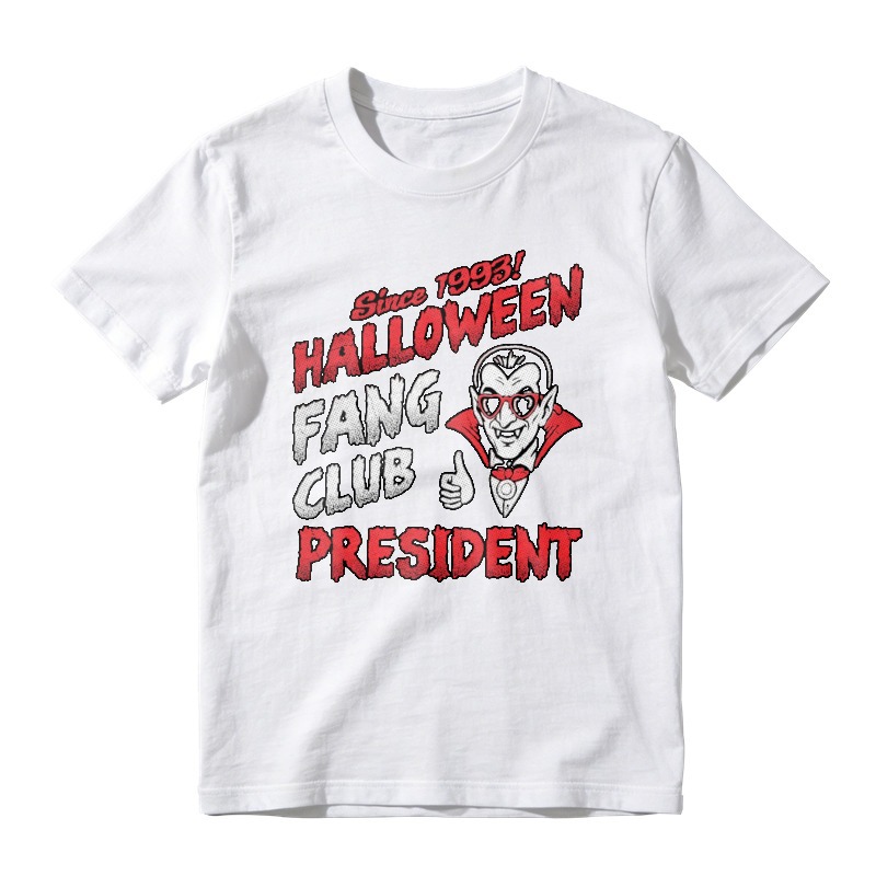 Since 1993 Halloween Fang Club President Vampire Graphic T-shirt