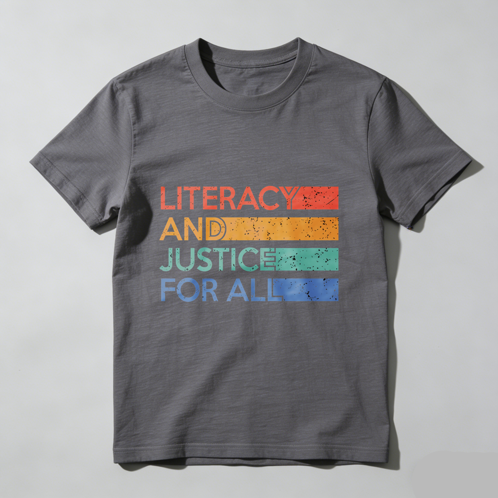 Wardrobecart Literacy And Justice For All Tshirt
