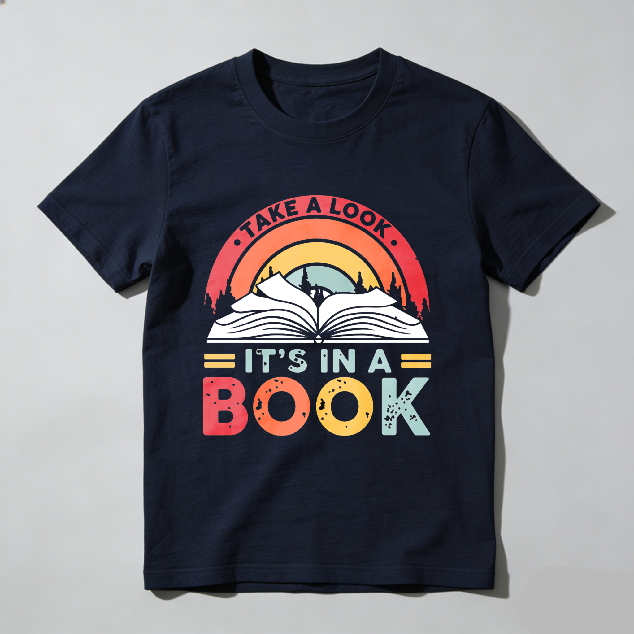 Wardrobecart Take A Look Its In A Book Tshirt