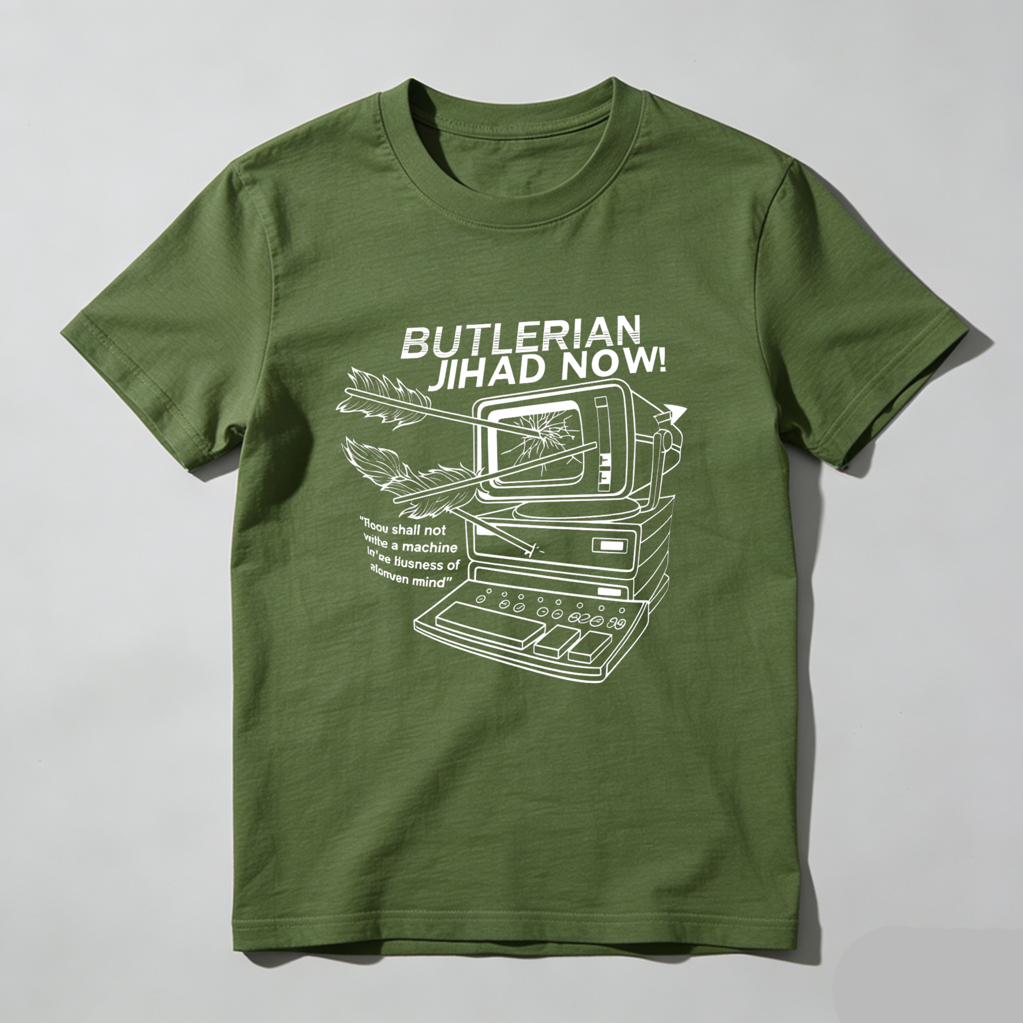 Wardrobecart Butlerian Jihad Now Machine Rebellion Tshirt