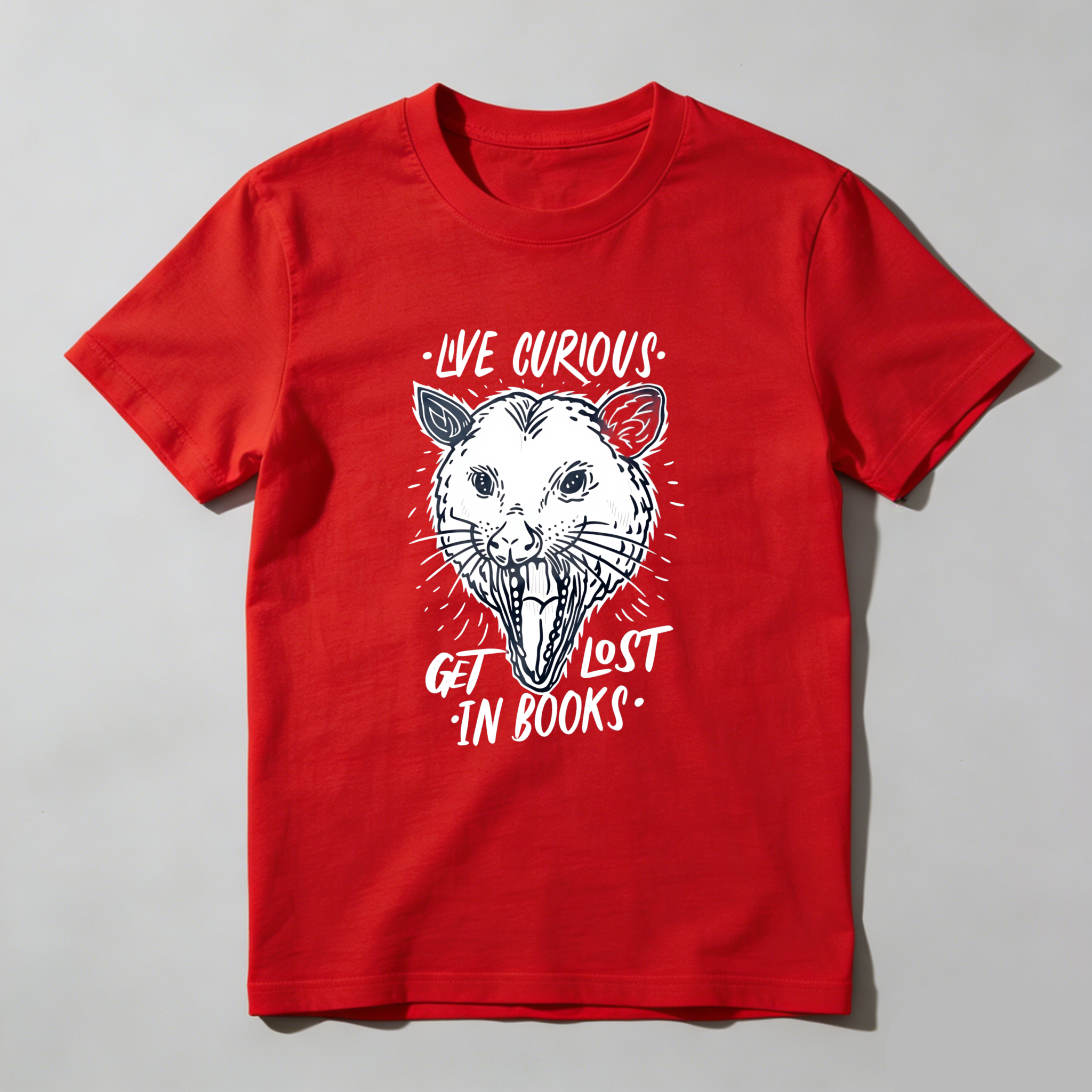 Wardrobecart Live Curious Get Lost In Books Tshirt