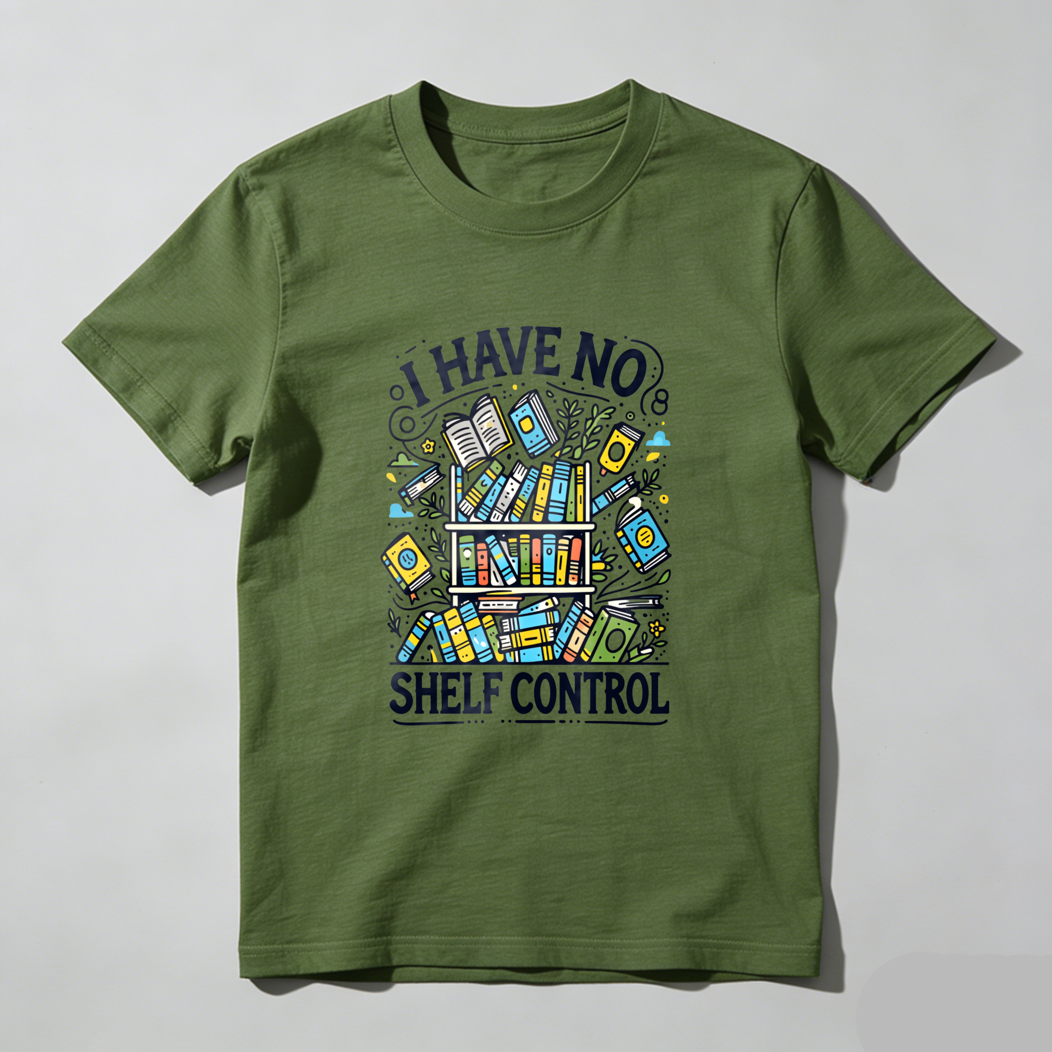 Wardrobecart I Have No Shelf Control Bookshelf Design Unisex Classic T-shirt