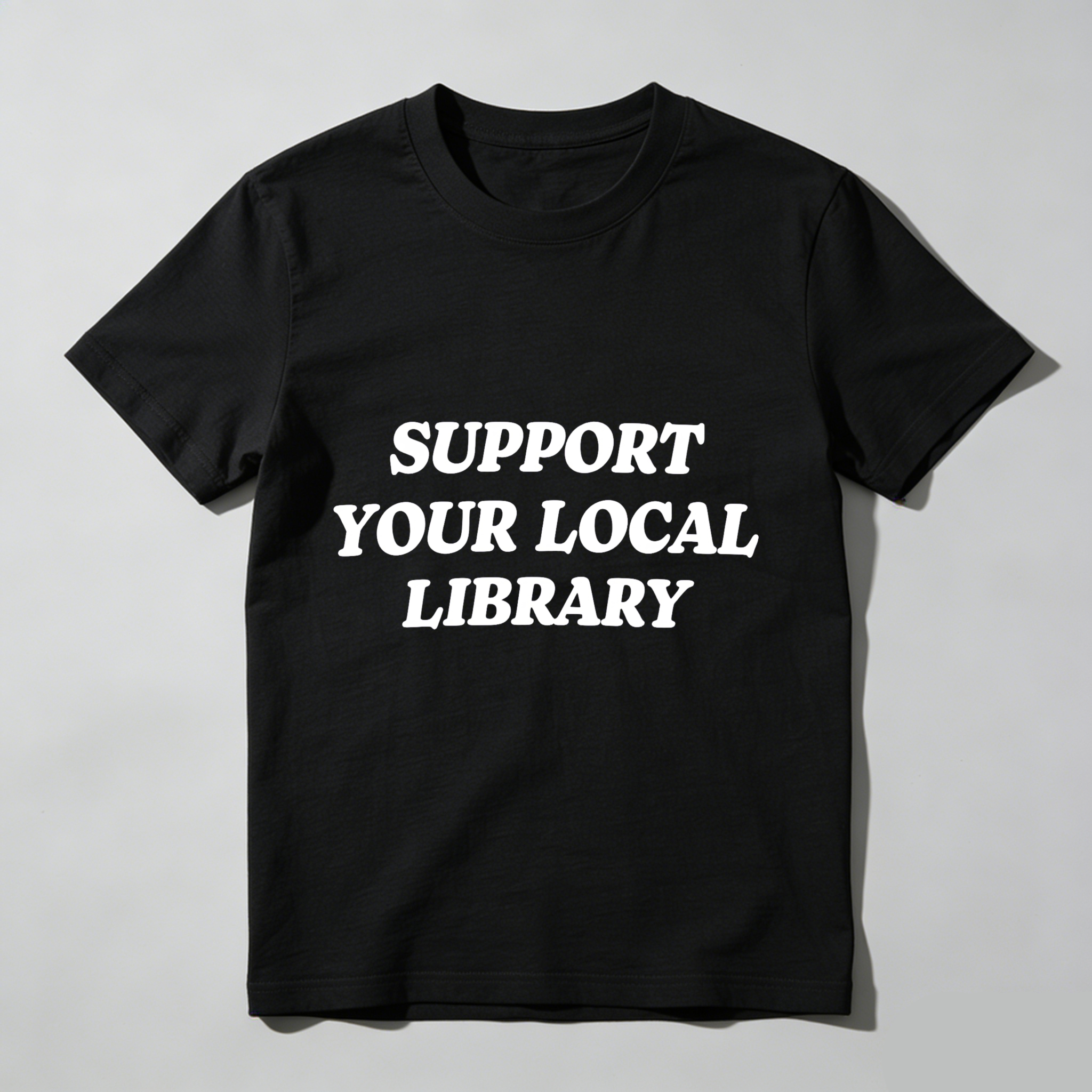 Wardrobecart Support Your Local Library Tshirt