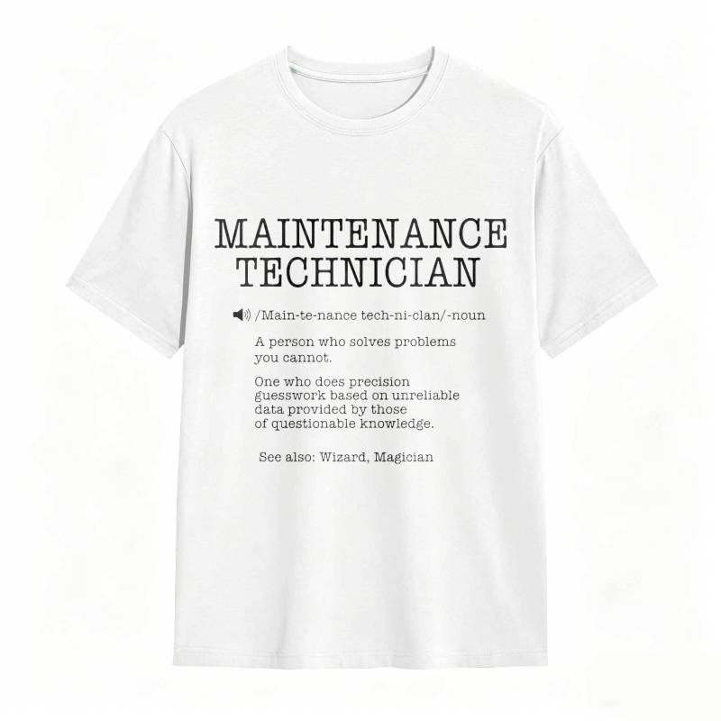 Maintenance Technician Repair Worker Handyman T-Shirt