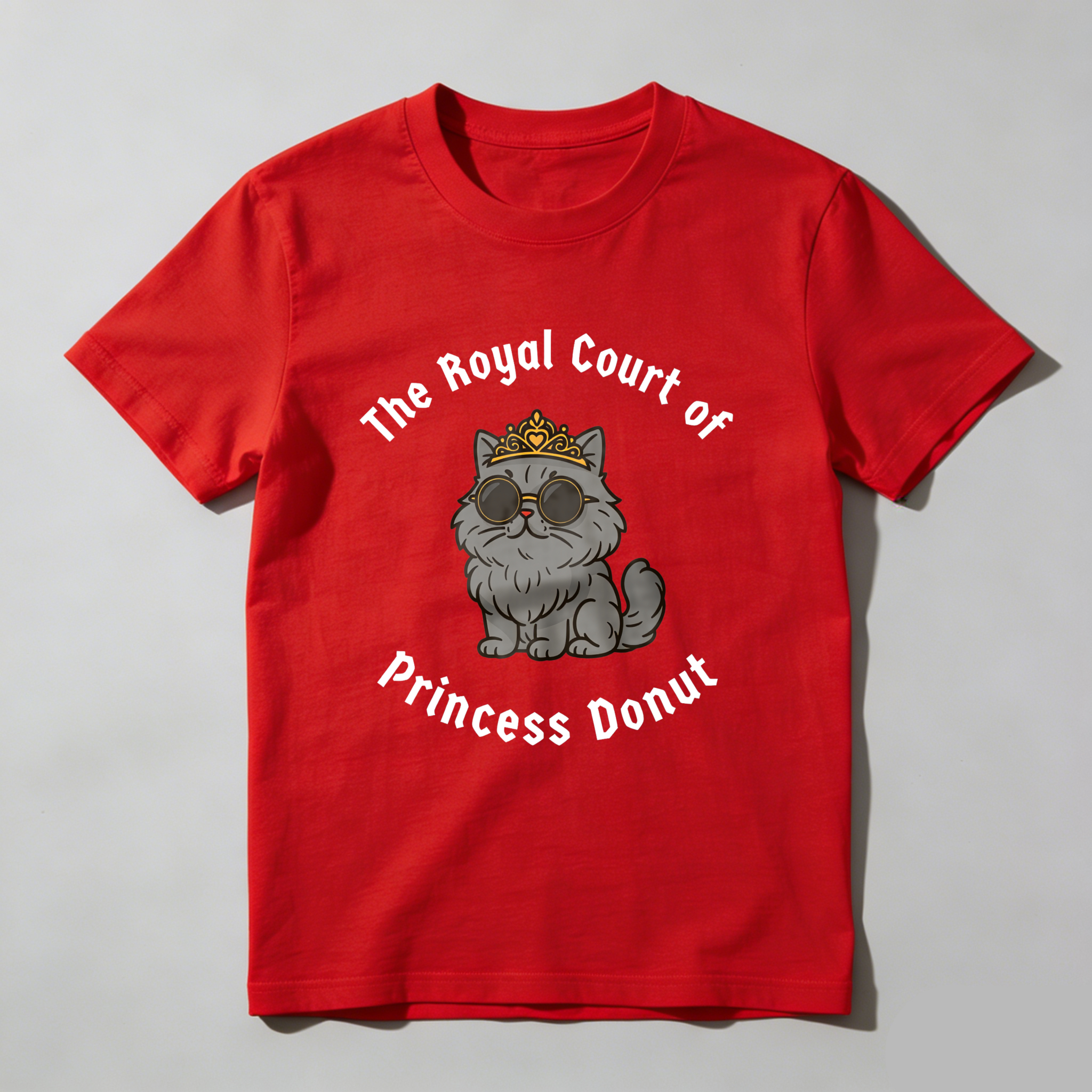 Wardrobecart The Royal Court Of Princess Donut Cat Tshirt