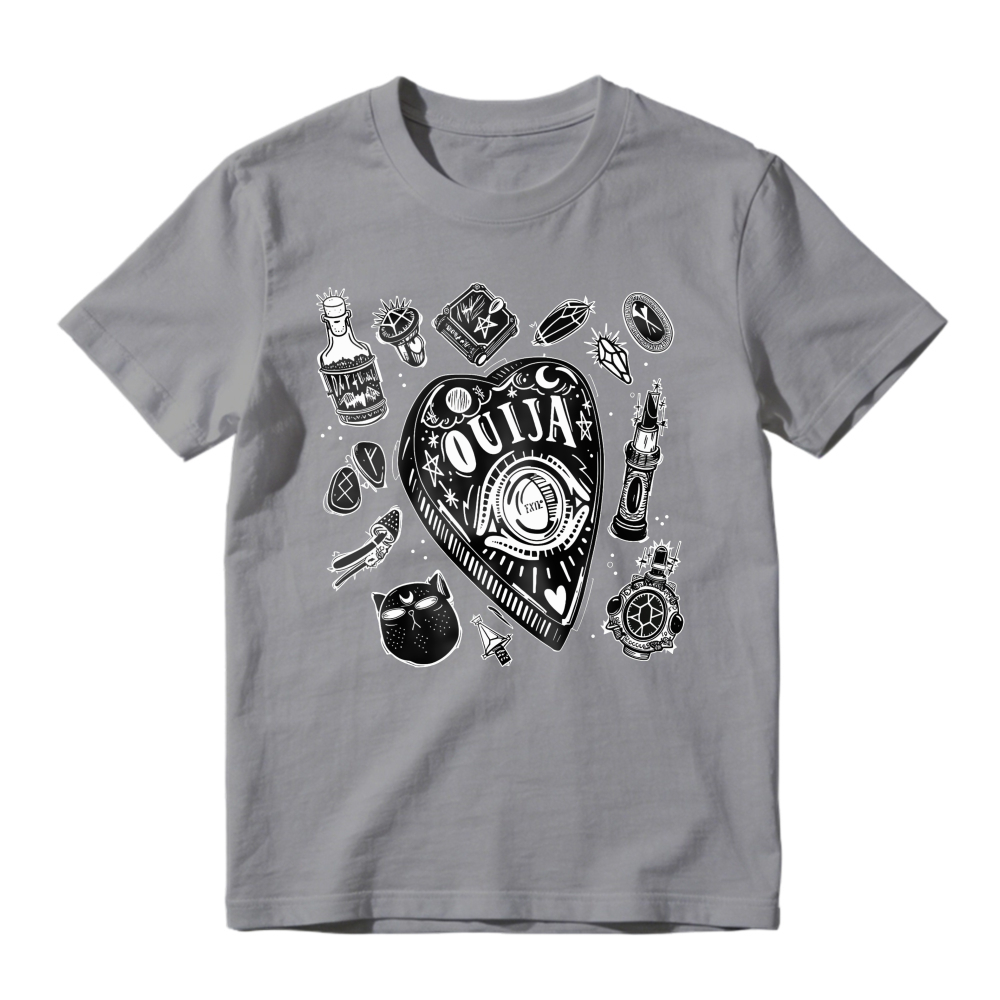 Ouija Board And Occult Symbols Graphic, Unisex Classic T-shirt