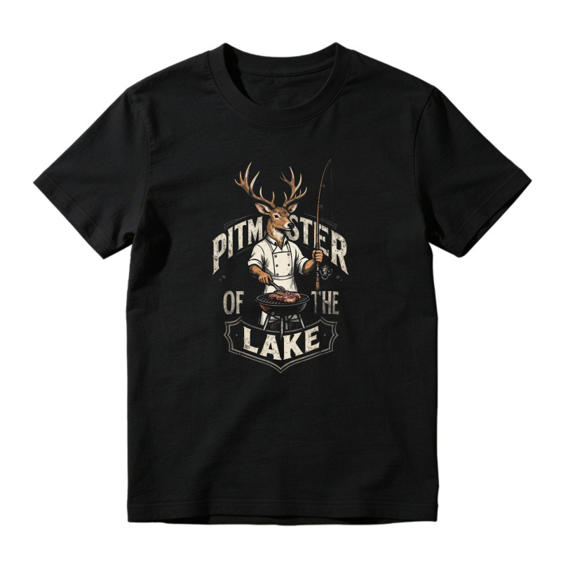 Pitmaster Of The Lake Deer Fishing And Bbq Grill Unisex Classic T-shirt