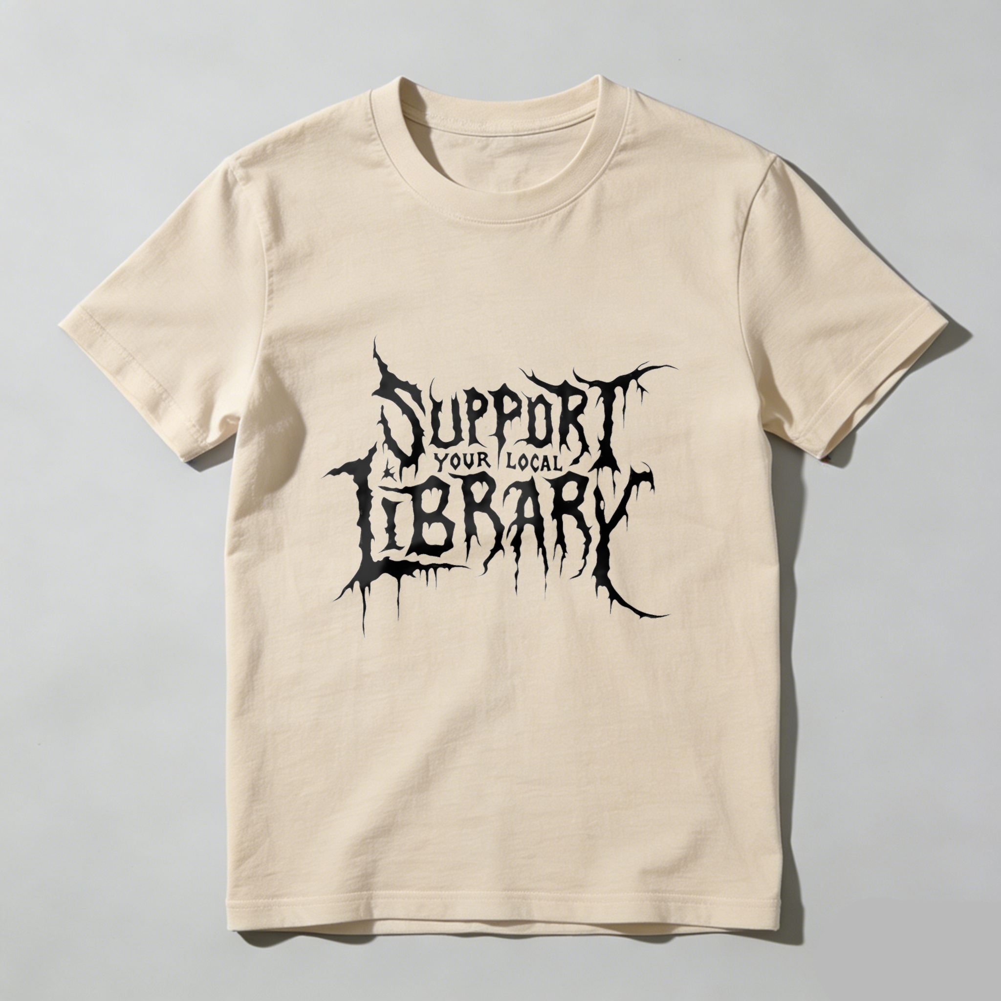 Wardrobecart Support Your Local Library tshirt