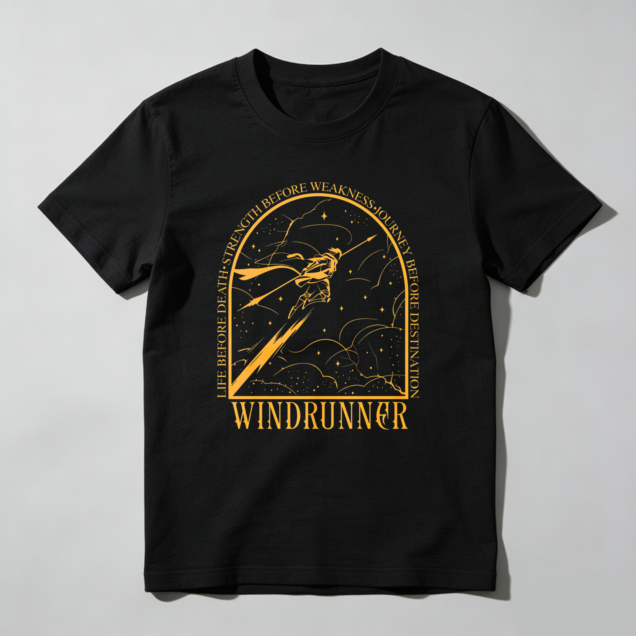Wardrobecart Windrunner Before Death Strength Before Weakness Tshirt