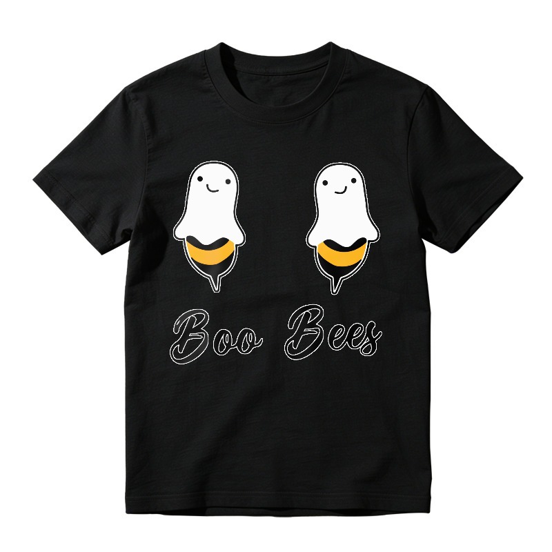 Cute Ghost Bee Halloween Pun Boo Bees Unisex Classic T-shirt
