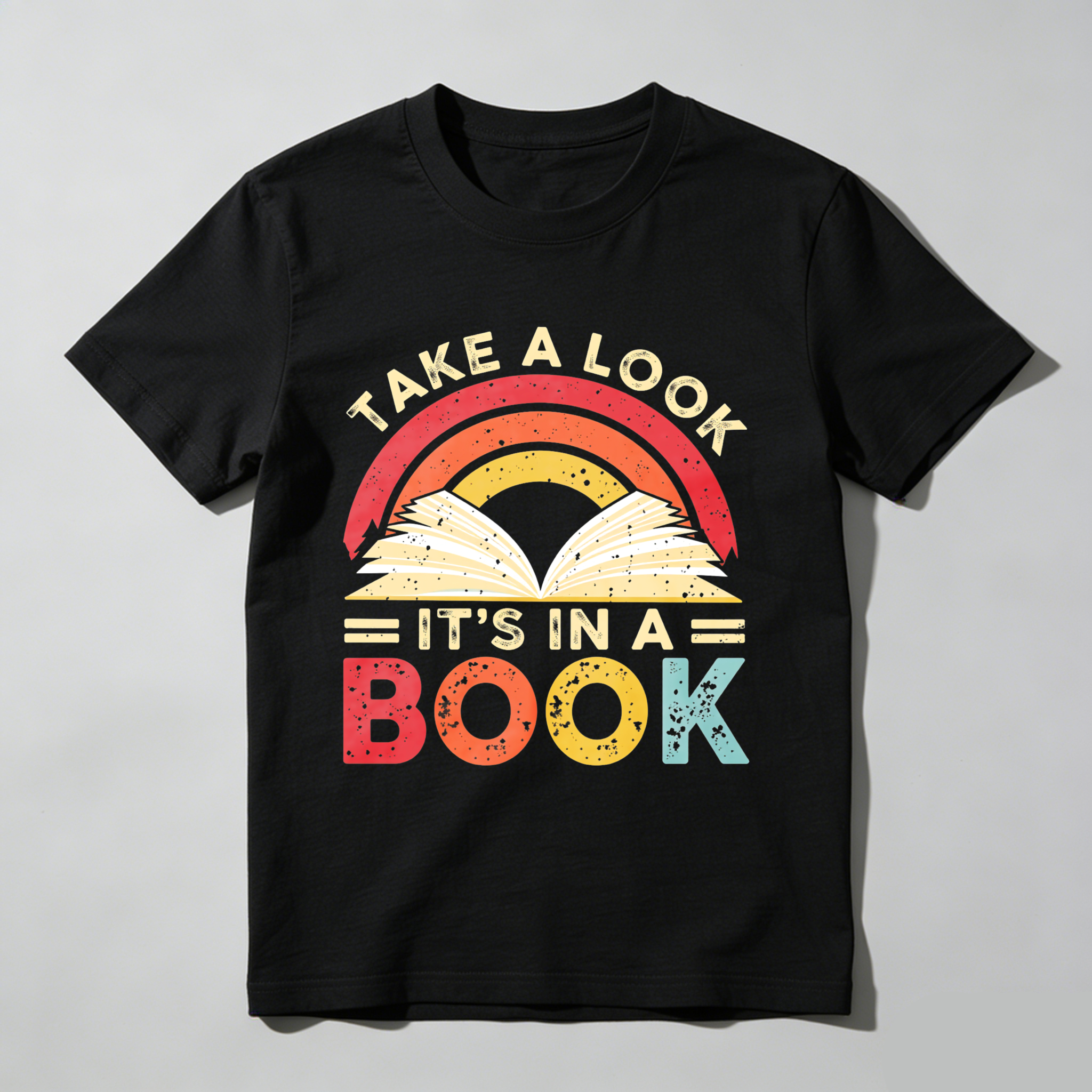 Wardrobecart Take A Look Its In A Book Tshirt