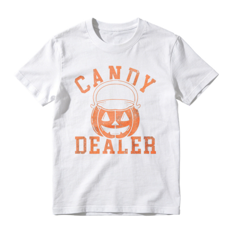 Candy Dealer Halloween Pumpkin Graphic T-shirt