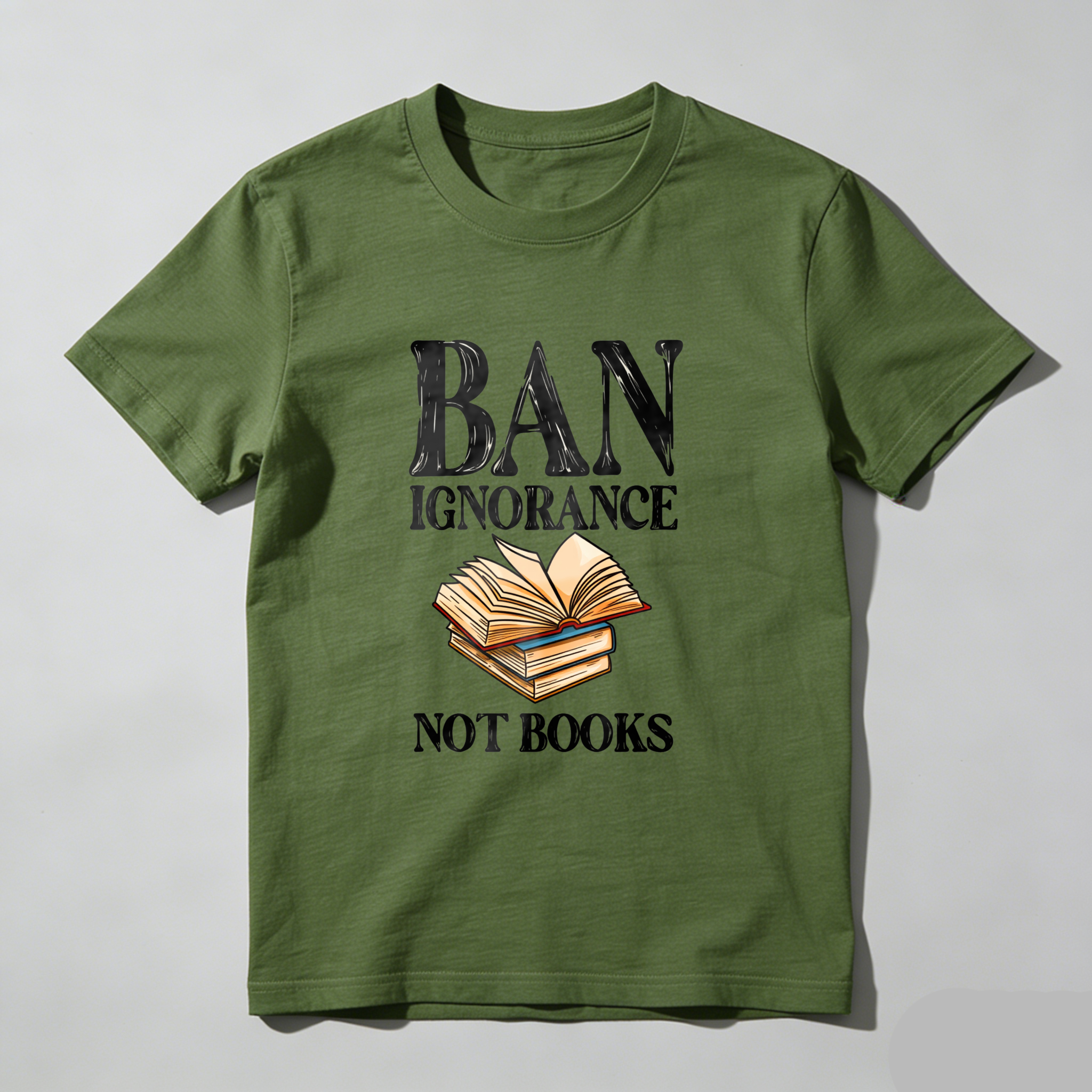 Wardrobecart Ban Ignorance Not Books Tshirt