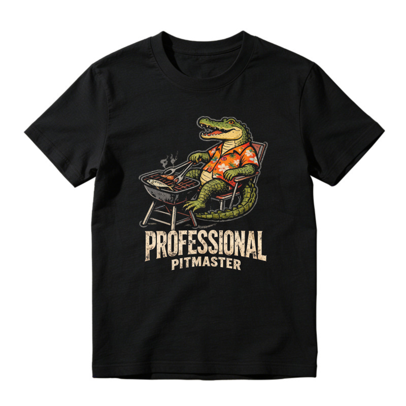 Alligator Grilling Barbecue Professional Pitmaster Unisex Classic T-shirt
