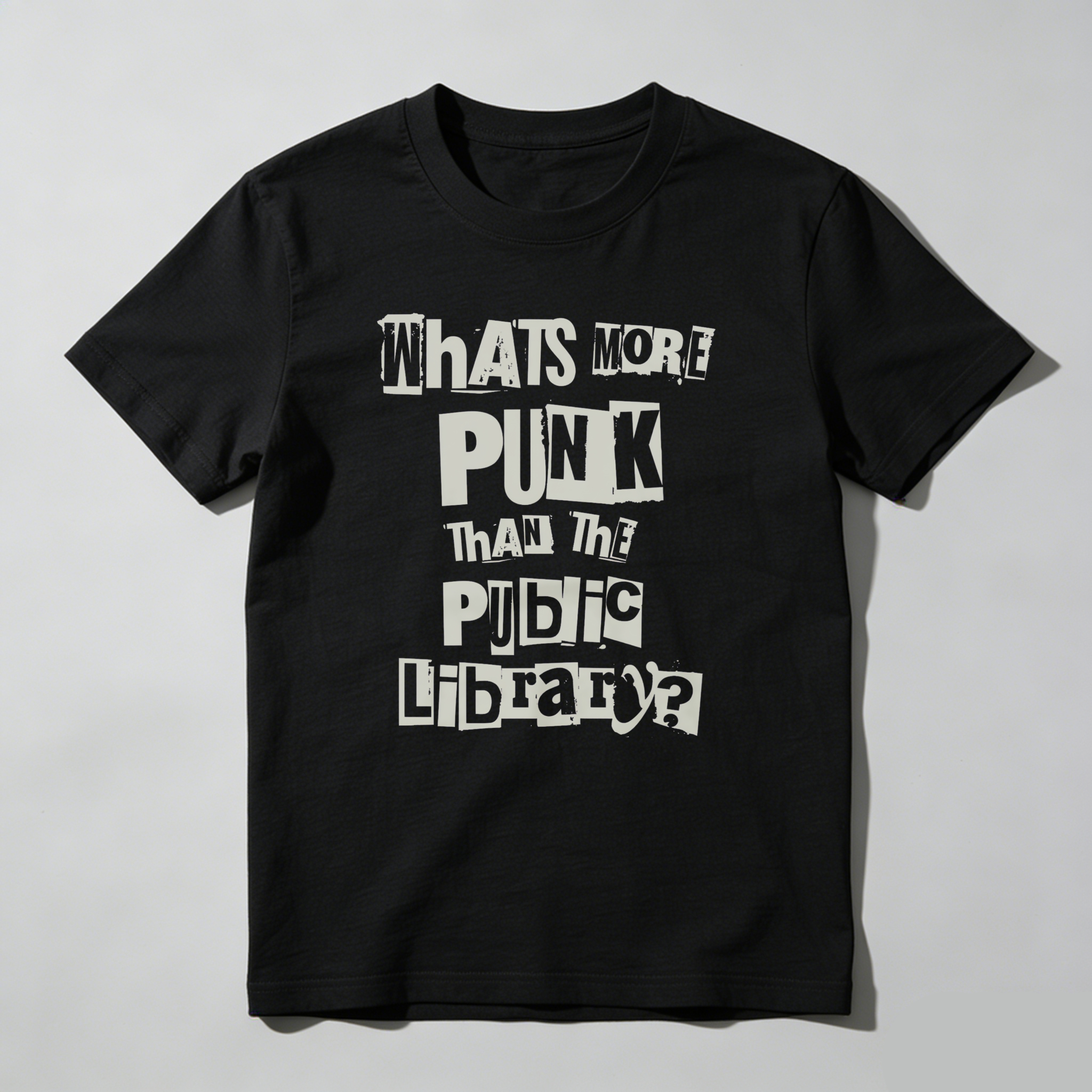 Wardrobecart What's More Punk Than The Public Library Tshirt
