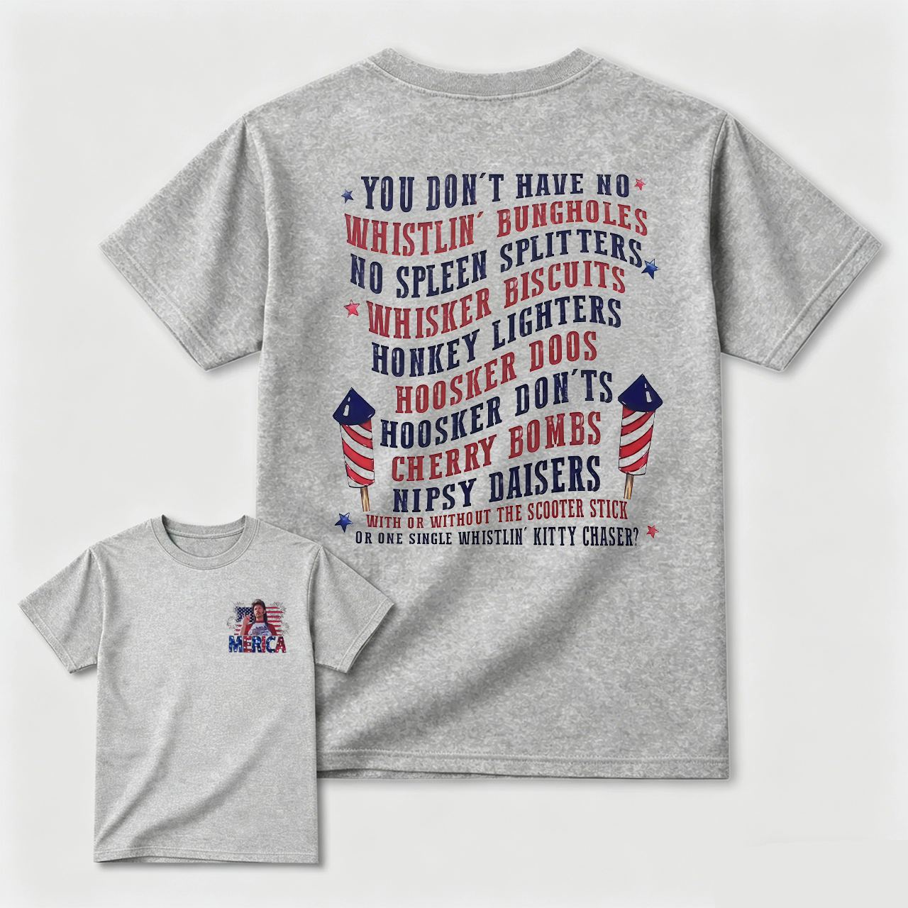 Funny 4th of July Fireworks Quote Graphic T-Shirt