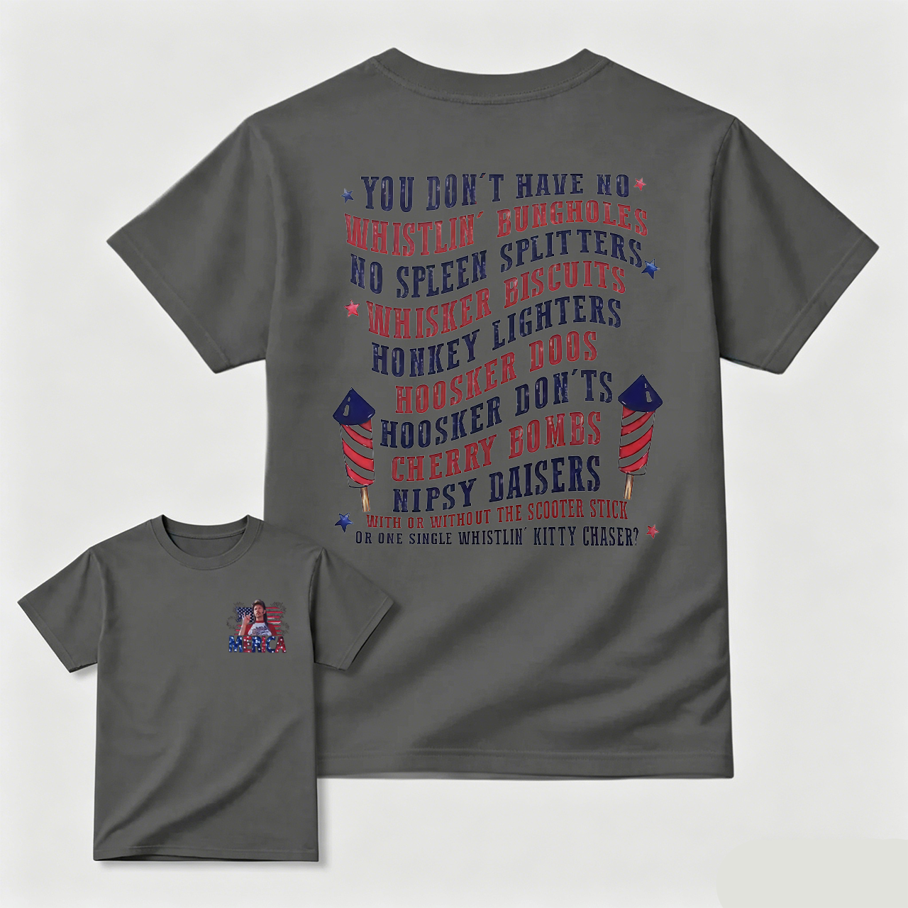 Funny 4th of July Fireworks Quote Graphic T-Shirt