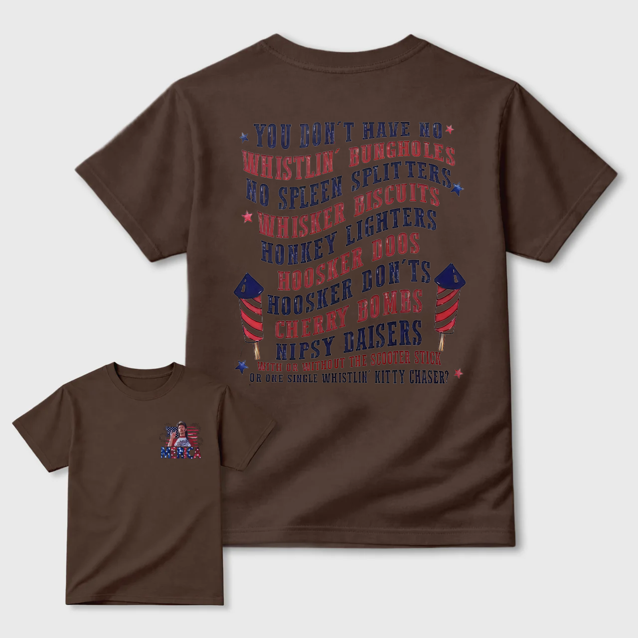 Funny 4th of July Fireworks Quote Graphic T-Shirt