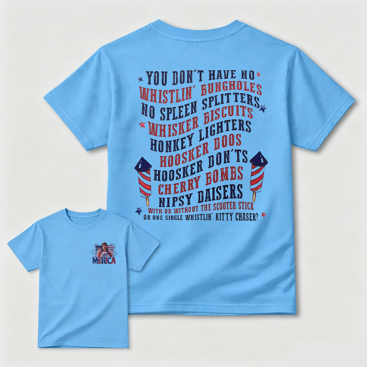 Funny 4th of July Fireworks Quote Graphic T-Shirt