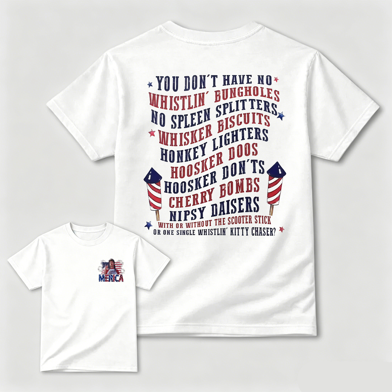 Funny 4th of July Fireworks Quote Graphic T-Shirt