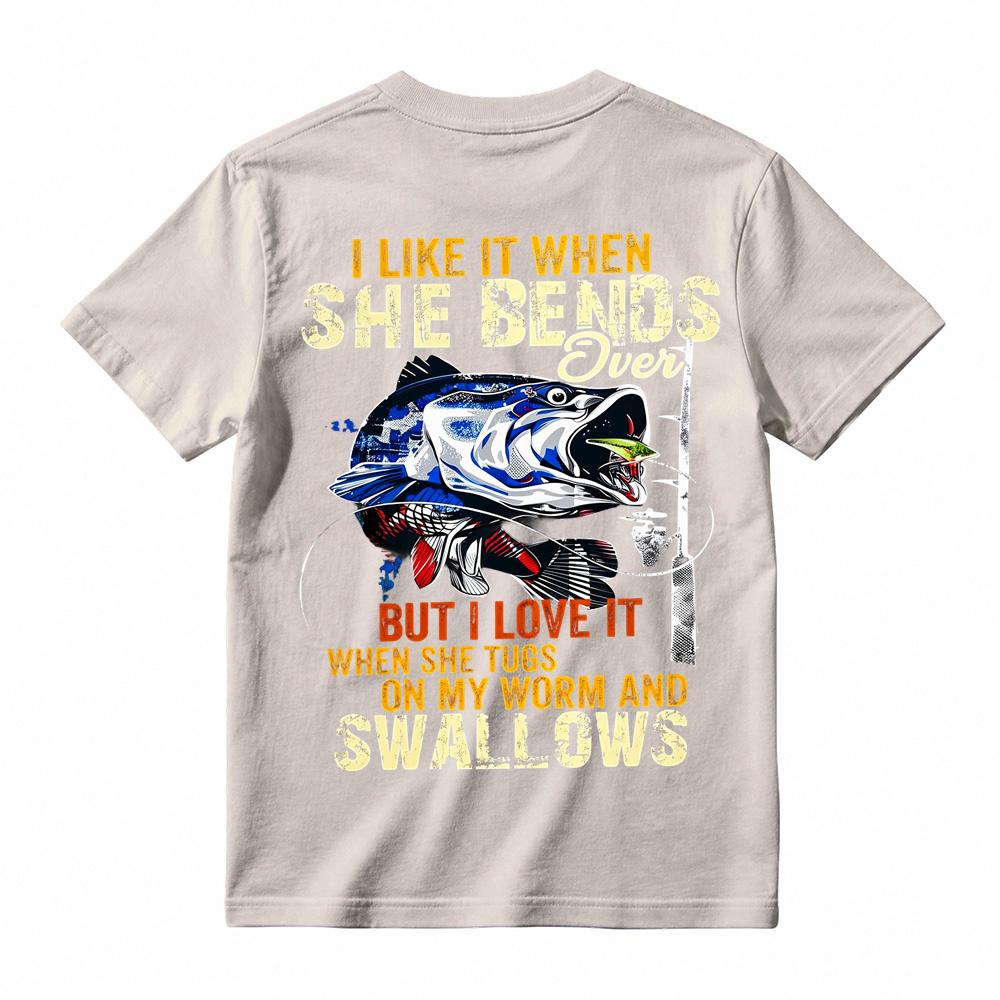 Retro Freshwater Angler Big Fish Tackle Casual T-Shirt