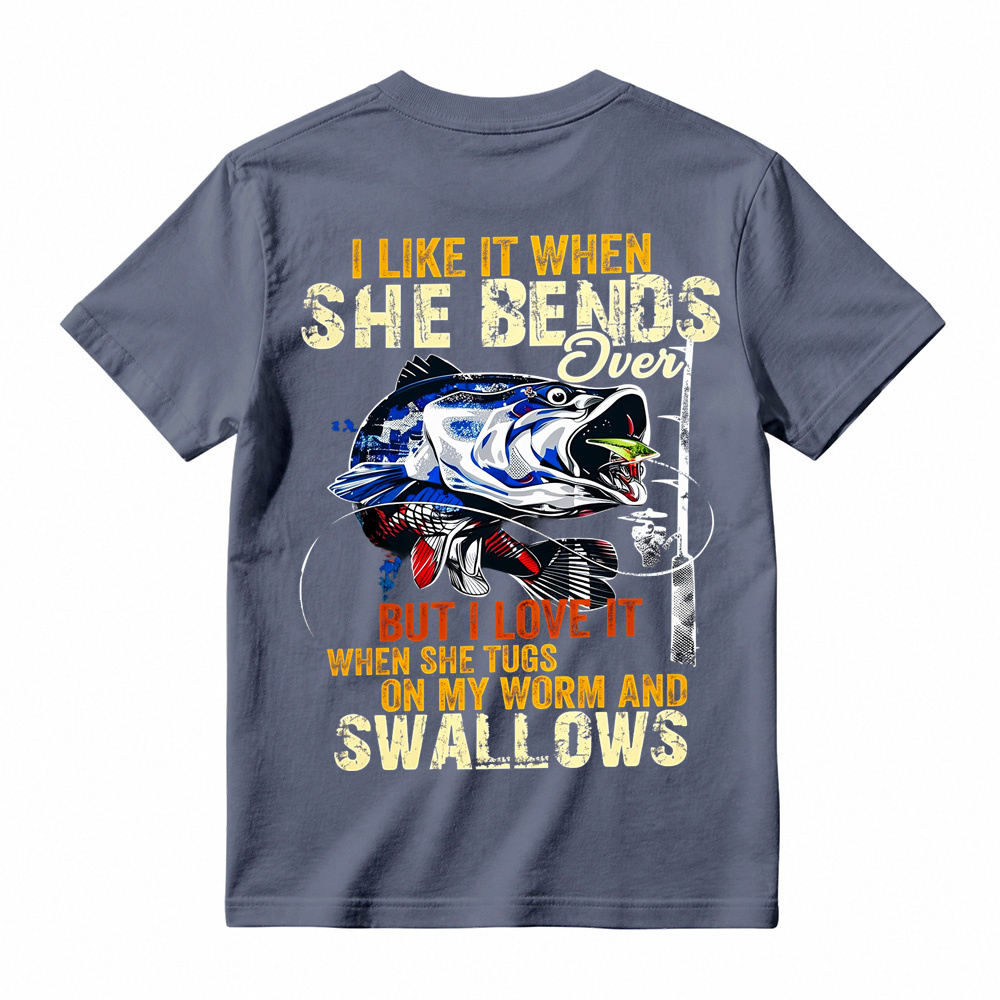 Retro Freshwater Angler Big Fish Tackle Casual T-Shirt