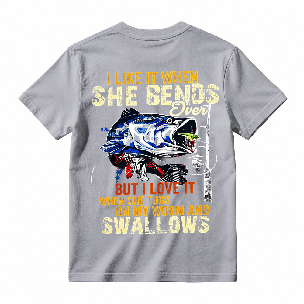 Retro Freshwater Angler Big Fish Tackle Casual T-Shirt
