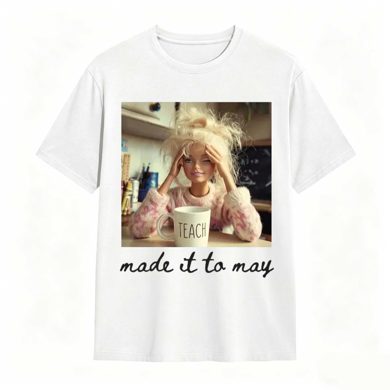 Comfort Colors Last Day of School Teacher Doll Face Meme Shirt