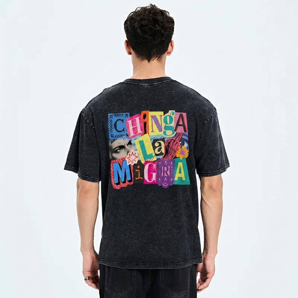 ICE OUT Anti ICE Magazine Letters Unisex T-shirts
