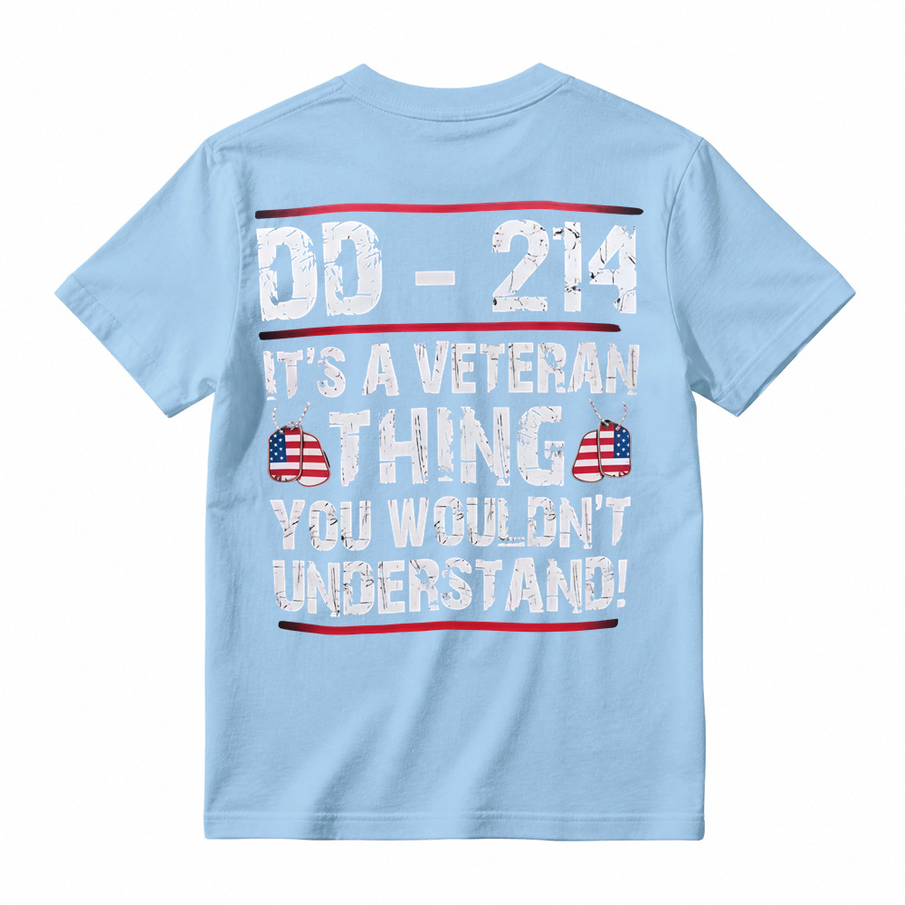 Veteran Themed Graphic T-Shirt Patriotic Slogan Tee
